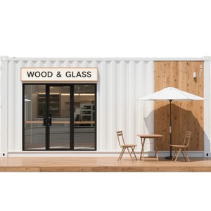 Casa Contenedor de Diseño Rectangular Minimalista para Uso como Kiosco o Tienda - Product Image 4