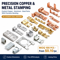 Service de fabrication sur mesure de pièces en tôle estampée OEM en cuivre, aluminium et acier avec pliage