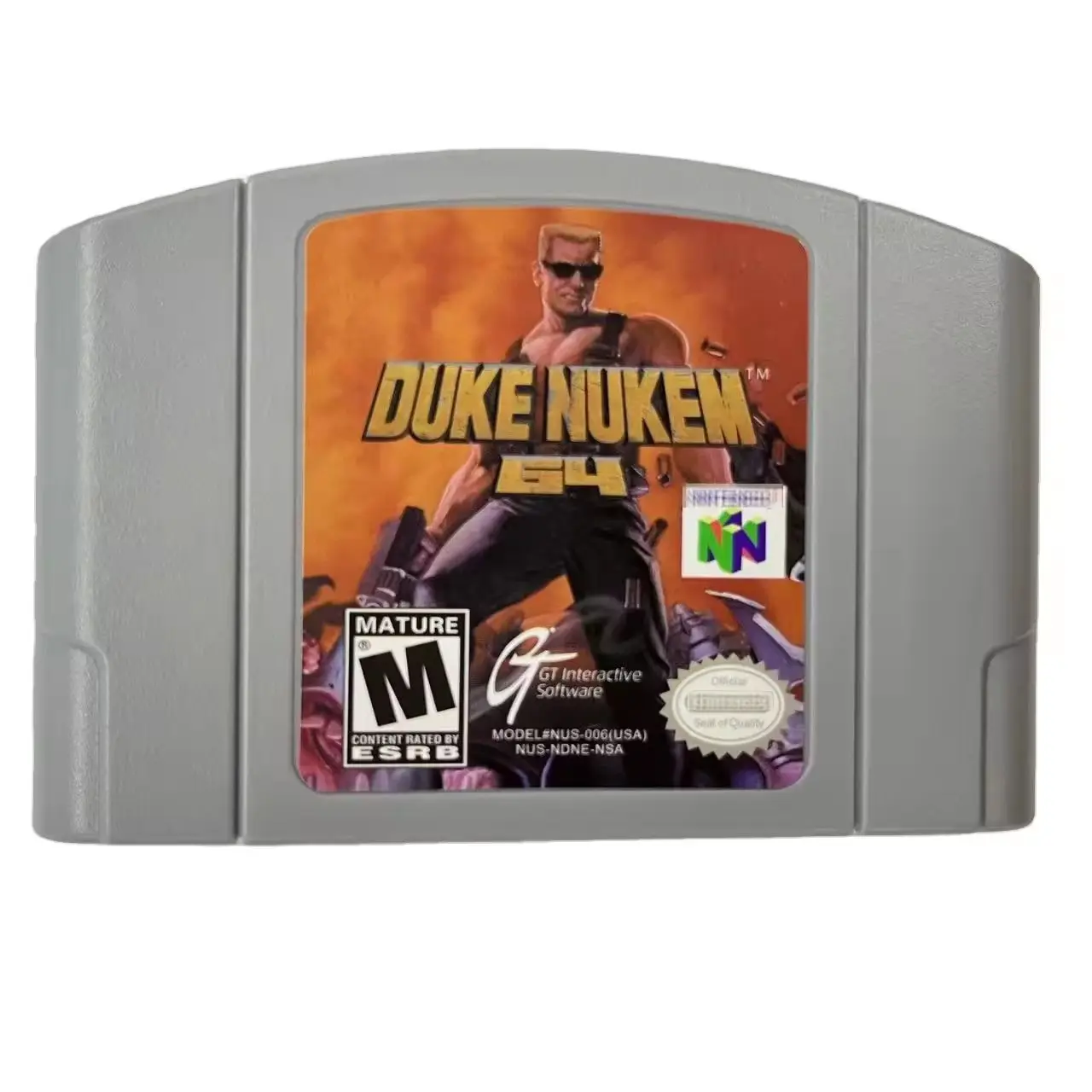 Duke nukem 64 N64 trò chơi Cartridge Card cho Nintendo 64 chúng tôi phiên bản