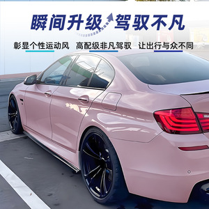 Kit de jupes latérales BMW Série 5 F10 F11 Noir Piano Texture Fibre de Carbone 2011-2017 Modèles M Sport - Product Image 4