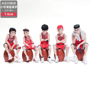 Figurines de collection de la série <span class=keywords><strong>Dunk</strong></span> Master Bucket, en PVC rouge classique, faites à la main, de style dessin animé, personnages des cinq tigres de Xiangbei - Product Image 2