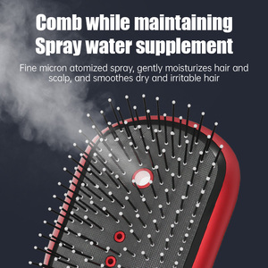 Scalp <b>Massage</b> Hair Brush Metal Vibration Comb for Scalp Care and Hair Nourishment - Product Image 4