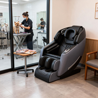 Fauteuil de massage haut de gamme 8025 Snowfit, 8D, zéro gravité, shiatsu, étirement complet du corps, purification de l'air par ions