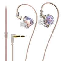 Écouteurs intra-auriculaires filaires professionnels Lafitear LM3 avec 1 transducteur dynamique, basses HiFi et câble remplaçable à 2 broches