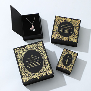 Boîte à bijoux explosive à couvercles rabattables, coffret créatif européen pour bijoux, boîte de rangement pour pendentifs et cadeaux - Product Image 4