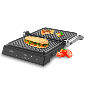 Aifa Digital 4-Slice Offre Spéciale <span class=keywords><strong>XXL</strong></span> Plaque de cuisson détachable Panneau de gaufres numériques Gril de contact Presse à panini Machine à panini - Product Image 5