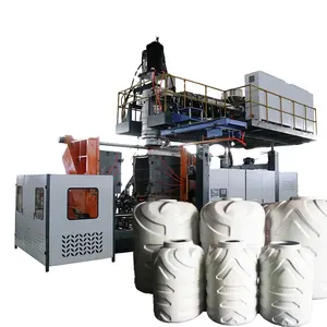 Three layers IBC tank Blow Molding Machine 1000L square IBC tote auto extrusion making with external steel cage making line