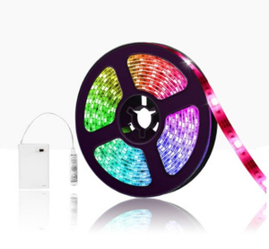 5050 <span class=keywords><strong>Led</strong></span> <span class=keywords><strong>Strip</strong></span> Lights <span class=keywords><strong>Battery</strong></span> Powered RGB Đèn <span class=keywords><strong>Led</strong></span> Chống Thấm Nước Với Điều Khiển Từ Xa Linh Hoạt <span class=keywords><strong>Led</strong></span> <span class=keywords><strong>Strip</strong></span> Lighting - Product Image 1