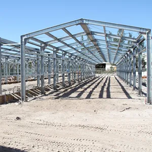 Barato pré-fabricado aço estrutura fazenda armazenamento oficina armazém metal construção kits