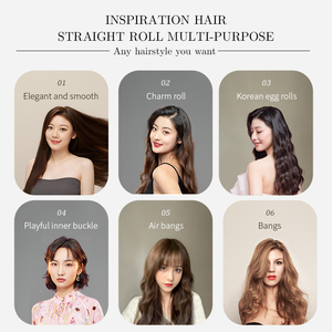 Mini lisseur à cheveux en céramique portable, technologie LED, pour les voyages, l'école, le dortoir, styler professionnel à chauffage rapide PTC - Product Image 4