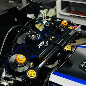 Xuanyu Guidon de moto en aluminium CNC Racing Refit Clip on Guidon avant supérieur pour <span class=keywords><strong>YAMAHA</strong></span> <span class=keywords><strong>R7</strong></span> 2021-2025 - Product Image 6