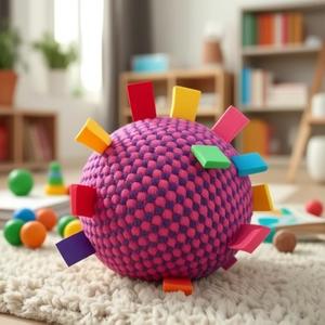 Balle de dressage pour chiens Balle souple pour chat et chien Balle de jouet mordue et récupérable Balle de jouet à lancer - Product Image 5