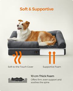 Feandrea Orthopedische Hondenbed Voor Kleine Middelgrote Honden Rechthoek Bedden Zachte Hondenbank Met Afneembare Wasbare Hoes - Product Image 3