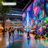 Écran LED Canbest P1.25 P1.86 P1.5 P2.5 pour la publicité dans les centres commerciaux et les murs vidéo commerciaux intérieurs