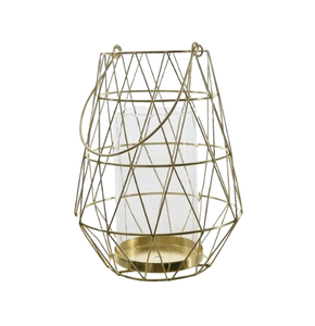 Metal nueva llegada diseño geométrico hierro Metal cableado linternas con cable linterna para hoteles restaurantes y lámpara de casa - Product Image 4