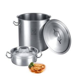 Nồi nấu ăn nhà hàng, thiết bị phục vụ ăn uống, chất liệu thép không gỉ, thân cao, dùng để nấu súp, nồi nước dùng - Product Image 1