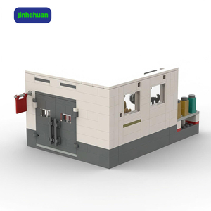 Jouets pour enfants : Blocs de construction Mini-ville, Vitrine de <span class=keywords><strong>réparation</strong></span> automobile, Ensembles de montage <span class=keywords><strong>ABS</strong></span> pour garçons, Modèles à construire, Ensemble de briques en PVC - Product Image 2