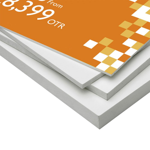 لوح إسفنجي PVC مخصص مغلف ومقاوم للماء بسطح غير لامع للطباعة بالأشعة فوق البنفسجية/الحبر الرقمي لألواح عرض اللافتات الإعلانية المطبوعة - Product Image 1