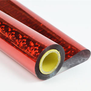 מתכתי צבעים אדום הולוגרפית חמה ביול רדיד הולוגרפי shinny לייזר פלסטיק רדיד עבור ABS מחשב PVC גיליונות - Product Image 2