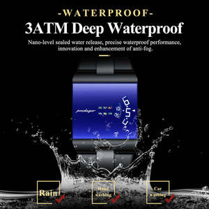 New POEDAGAR 857 Top Rectangle Original Men Watch Waterproof Fashion Man Wristwatch Stainless Steel Quartz Sport Men's Watches - Product Image 6