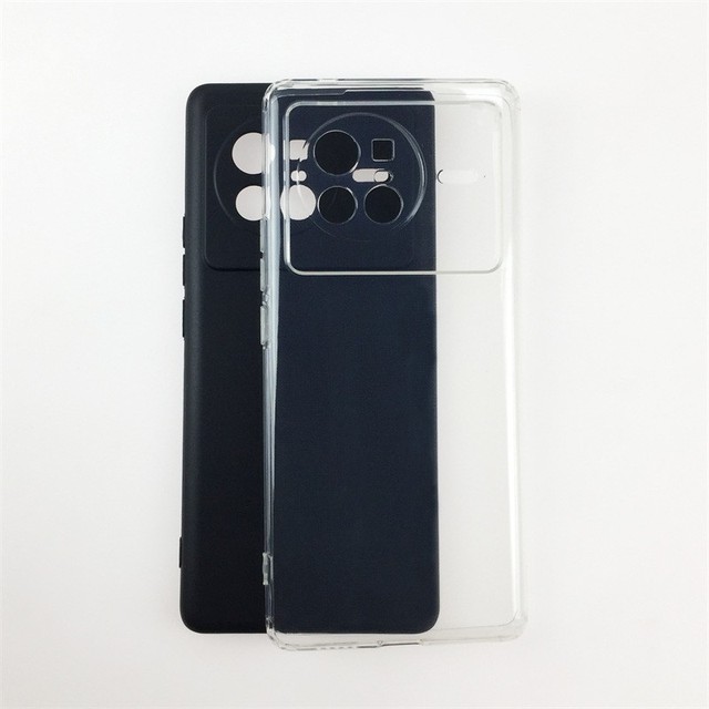 Manufacturer Wholesale Matte TPU Cases Soft Frosted Back Cover Silicone Mobile Phone Case for vivo X80 Black