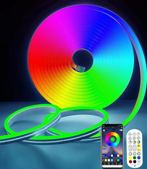 5M Ip67 Led Neon Light Strip 5V Flexible Soft Led Neon Flex