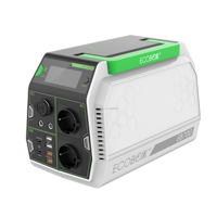 Station d'alimentation portable de haute qualité 700Wh, générateur de batterie au lithium à charge solaire, onduleur PSW 600W