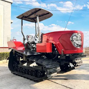 YUESHAN crawler tractors for sale Factory lowest price diesel engine agricultural farming crawler tractor