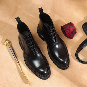 Gran Promoción 2025: Botas Chelsea Clásicas de Cuero Genuino Impermeables para Hombre, Estilo Británico de Caña Alta, Brillantes y Elegantes - Product Image 2