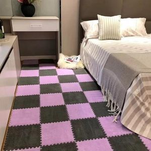 แผ่นรองพื้นแบบประกบติดตั้งง่าย ป้องกันการลื่น ออกแบบได้ตามต้องการ ปลอดภัยสำหรับเด็ก ทำจากโฟม เหมาะสำหรับเล่นในบ้าน - Product Image 6
