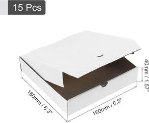 Scatola di <span class=keywords><strong>Pizza</strong></span> bianca per pizze fatte in casa e artigianato biscotti fatti in casa Taco scatole di <span class=keywords><strong>Pizza</strong></span> personalizzate - Product Image 2