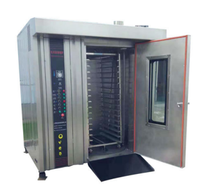 Horno Rotatorio Eléctrico de 32 Bandejas, a Gas o Diésel, con Quemador Premium de 380V, Ideal para Pastelerías de Alta Gama, Apto para Todo Tipo de Panadería