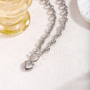 Bracelet en acier inoxydable avec boucle OT, sangle épaisse, design personnalisé |   Bijoux de style blogueur simple et tendance, nouvelle arrivée - Product Image 2