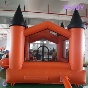 Bateau aérien gratuit à porte, 2025 nouvelle maison gonflable gonflable pour Halloween, château gonflable de citrouille pour les enfants - Product Image 6