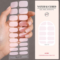 Nouveauté 2026 – Autocollants pour ongles en gel sans UV, vente chaude, produit de beauté pour ongles, vente en gros, bandes de gel à durcissement naturel pour ongles