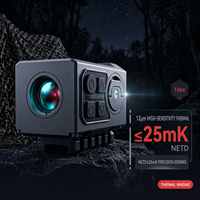 Caméra thermique compacte PT209 MINI BUZZARD, imageur thermique infrarouge, prise en charge de l'enregistrement photo et vidéo avec adaptateur pour la chasse