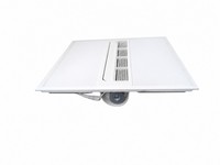 DC Borstelloze Motor Plafondventilator met Verlichting 600x600 Ultra Slank Paneel Afstandsbediening Badkamer Keuken Commerciële Ventilator met Verlichting