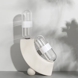 בקבוק קפסולה שקוף ידידותי לסביבה מ-ABS עם מכסה מצופה אלקטרוליטי לתוספי ויטמינים, פאות ואריזות קוסמטיקה - Product Image 2