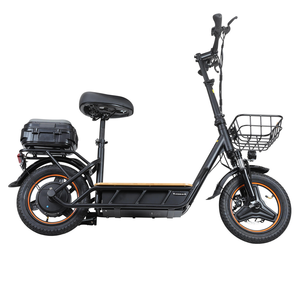 Scooter électrique intelligent de <span class=keywords><strong>type</strong></span> 18Ah avec gros pneus de 14 pouces pour adultes, 2 places, antichoc, scooter électrique à 2 roues - Product Image 1