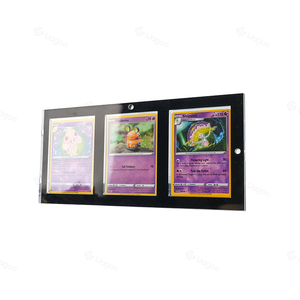 Support d'affichage de carte TCG à bordure noire à la mode <span class=keywords><strong>Base</strong></span> rotative hexagonale pour vitrine de bureau Pokemoned - Product Image 6