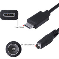 FABRICACIÓN OEM ODM USB 3,1 TIPO C A DC 5521 Tipo A MACHO
