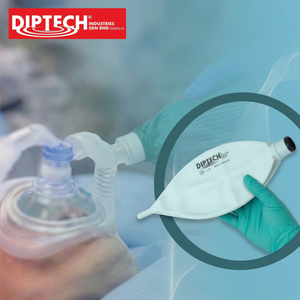 Bolsa de Respiración Desechable Azul de Dos Pliegues, de Látex, 500cc, Tamaño Infantil, con Conector de 22mm, Fabricación Directa de Fábrica OEM ODM - Product Image 4