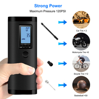 Nouvelle mini pompe à air intelligente pour pneus de voiture, compresseur d'air électrique portable multifonction, pompe à air pour pneus de vélo avec affichage numérique