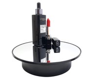 Présentoir Rotatif Électrique 20 cm pour Bijoux, Base Motorisée Alimentée par USB/Batterie, Plateau Tournant 360 pour Photographie