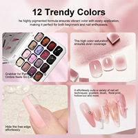 Gel de Peinture pour Ongles à Haute Saturation 16 Couleurs Sans Rinçage, Effet Pat-on, Résine, Dégradé Blush, Gel Pat Pat – Vente en Gros Exclusive OEM ODM