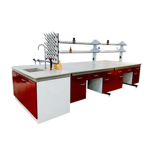 Stazione di Lavoro per Laboratorio Personalizzata con Banco Regolabile in Granito per Microbiologia - Product Image 6