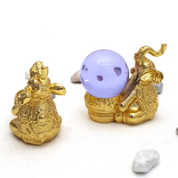 Base boule de cristal éléphant personnalisée ornements de bureau conception gratuite artisanat en métal décoration de la maison articles cadeaux souvenirs