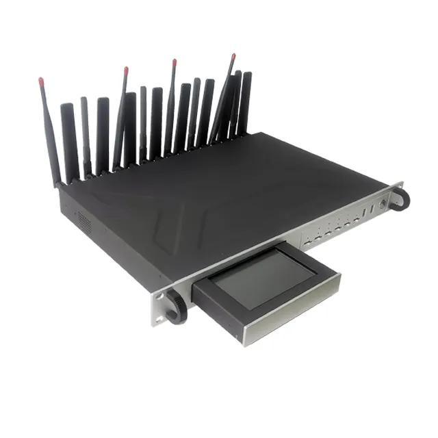 Nível empresarial Rack High-Up 4G/5G Multi-SIM Card Bonding Router Suporta 6 cartões SIM Max. Lan Data Rate 1000Mbps WPS