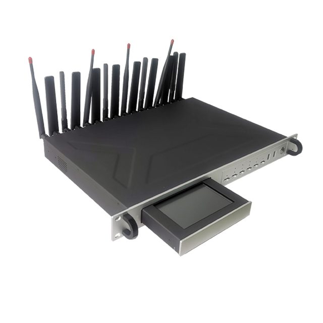 High-Speed 1000Mbps Enterprise-Level Modem 4G/5G Multi-SIM Card Bonding Router Supports 6 SIM Cards 2.4G Wireless WAN