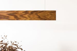 Thủ công sồi <span class=keywords><strong>LED</strong></span> ánh sáng mặt dây chuyền dualis gỗ tự nhiên đèn trần cho đương đại nội thất môi trường - Product Image 6